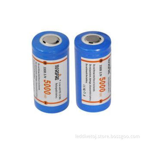 High power 3.7V Rechargeable Lithium Ion Battery 5000mAh wi